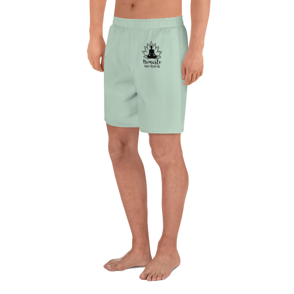 NAMASTE AWAY FROM ME - Men's Athletic Long Shorts