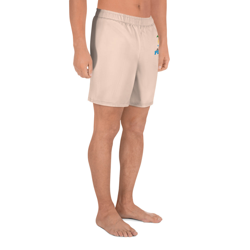 THE BEACH IS MY HAPPY PLACE - Men's Athletic Long Shorts