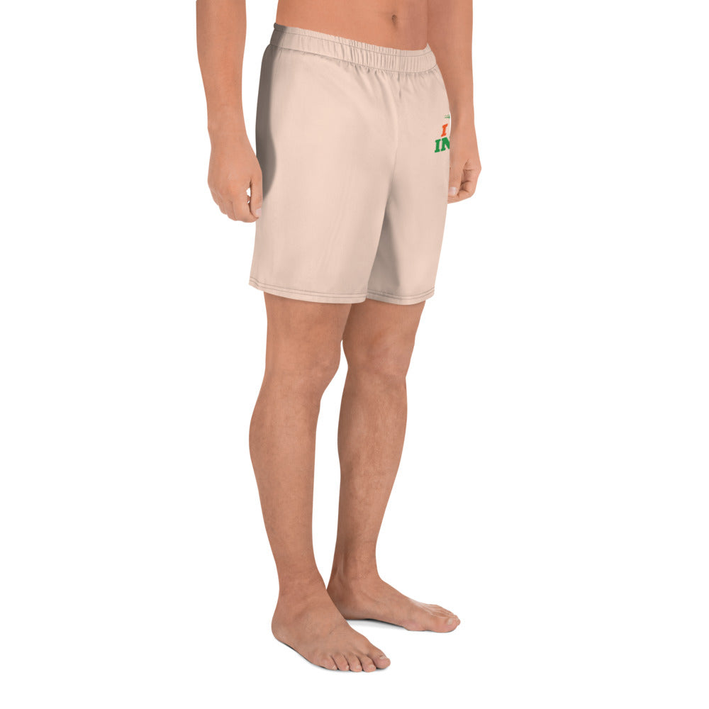 I LOVE INDIA - Men's Athletic Long Shorts