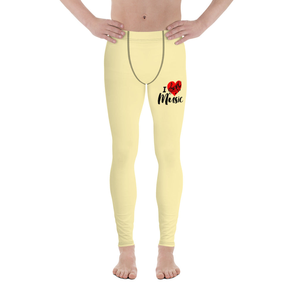 I LOVE MUSIC - Men's Leggings