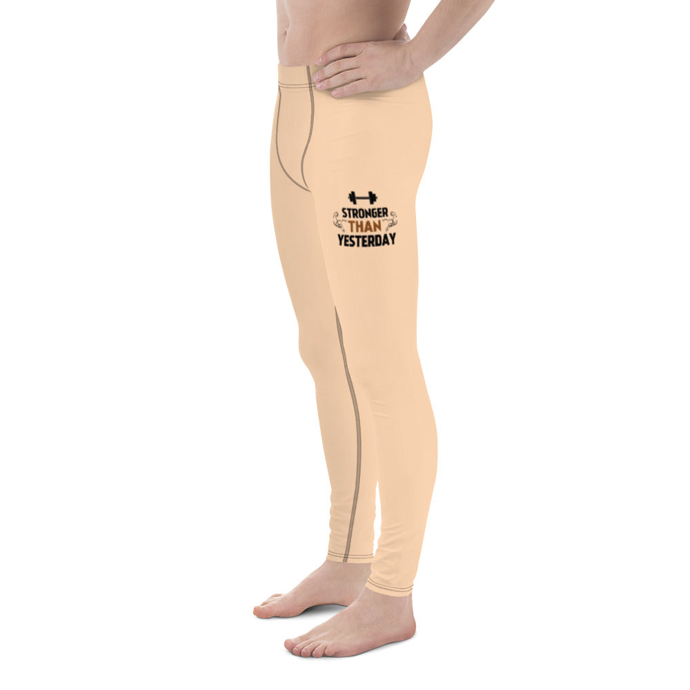 STRONGER THAN YESTERDAY - Men's Leggings