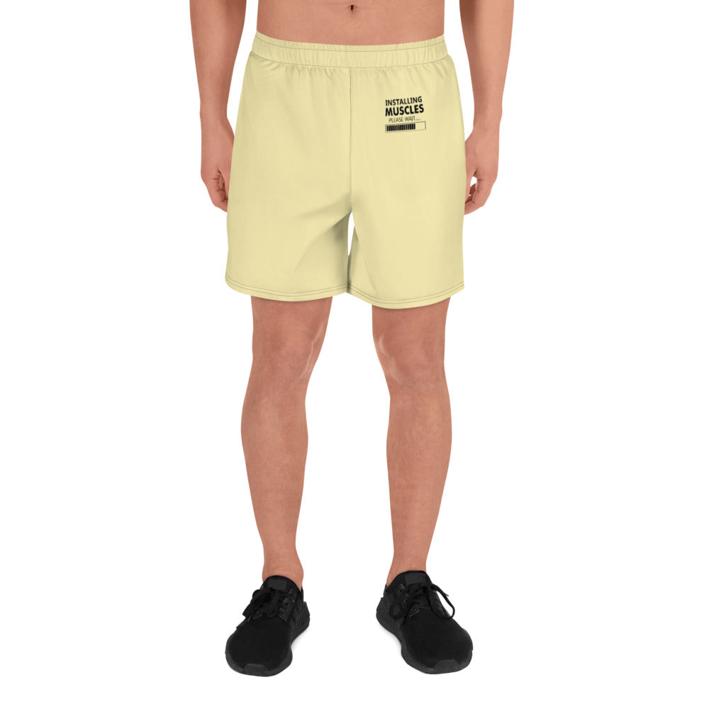 INSTALLING MUSCLES - Men's Recycled Athletic Shorts