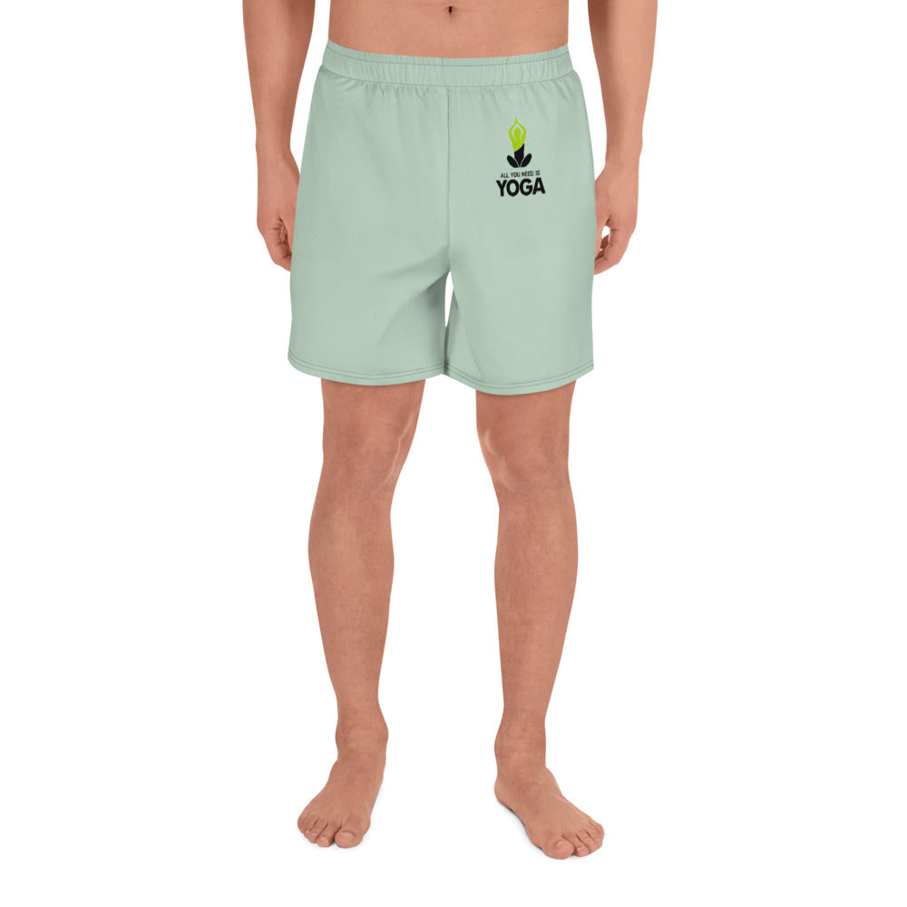 ALL YOU NEED IS YOGA - Men's Recycled Athletic Shorts