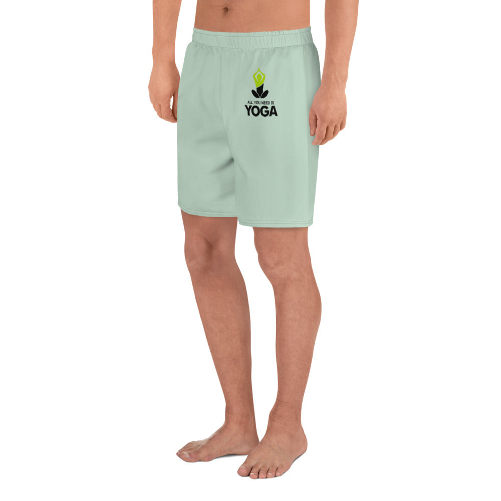 ALL YOU NEED IS YOGA - Men's Recycled Athletic Shorts