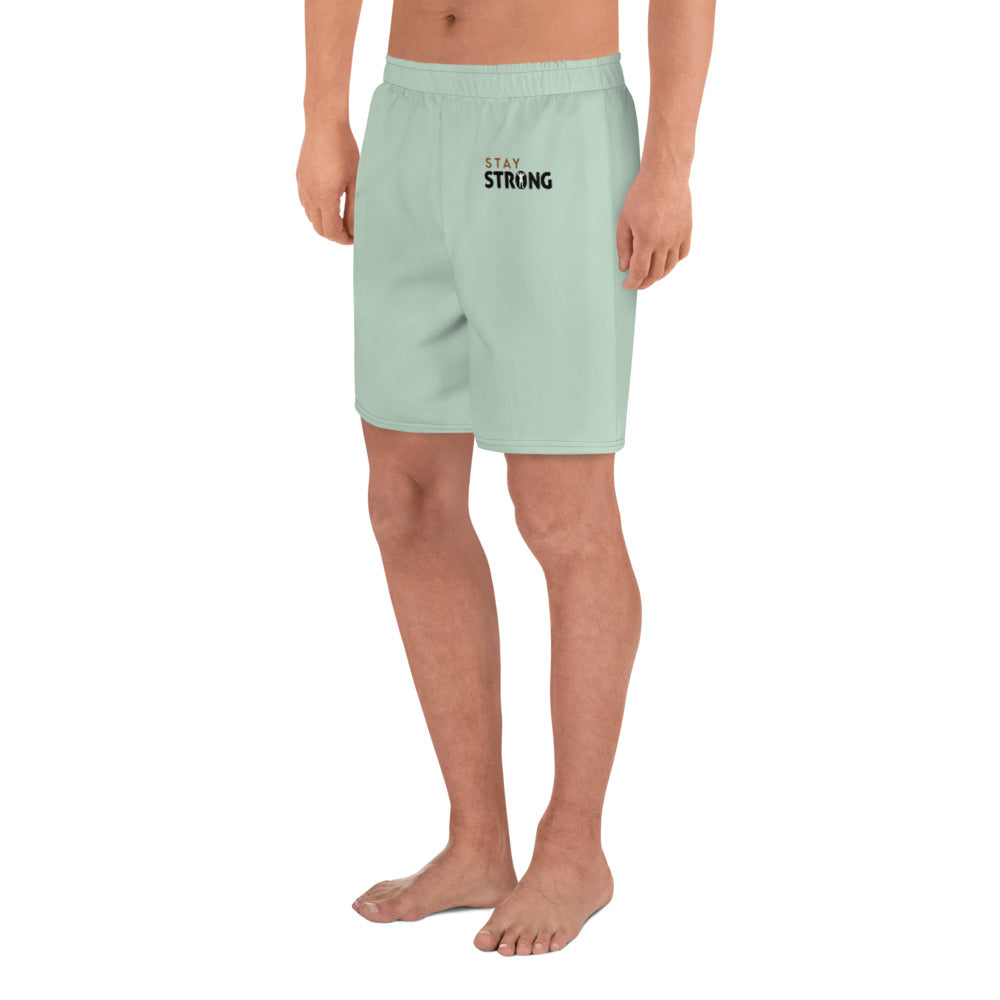 STAY STRONG - Men's Recycled Athletic Shorts