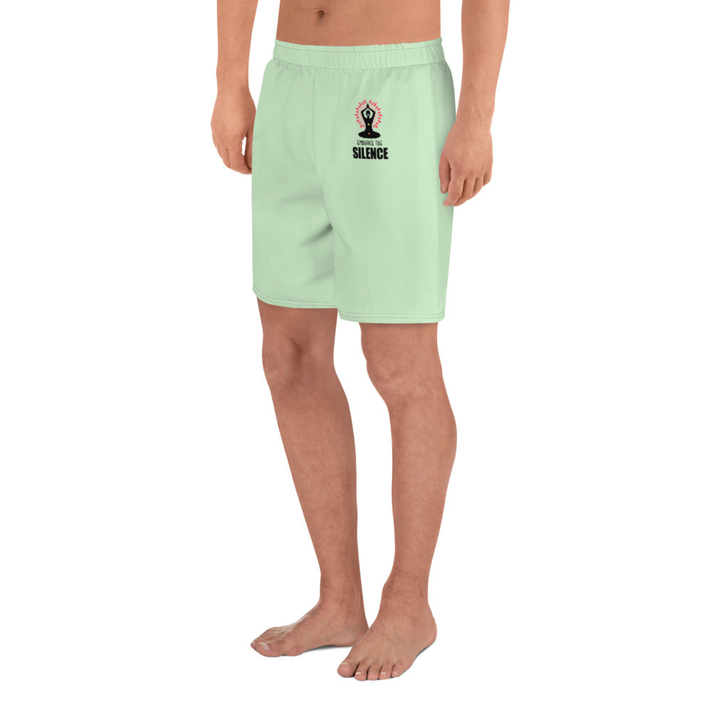 EMBRACE THE SILENCE - Men's Recycled Athletic Shorts