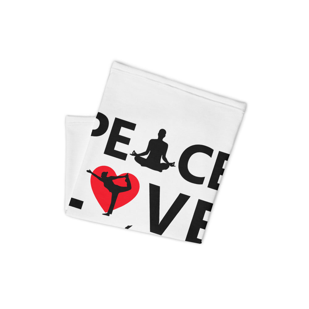 PEACE LOVE YOGA - Neck Gaiter