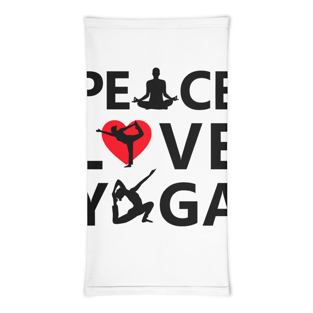 PEACE LOVE YOGA - Neck Gaiter