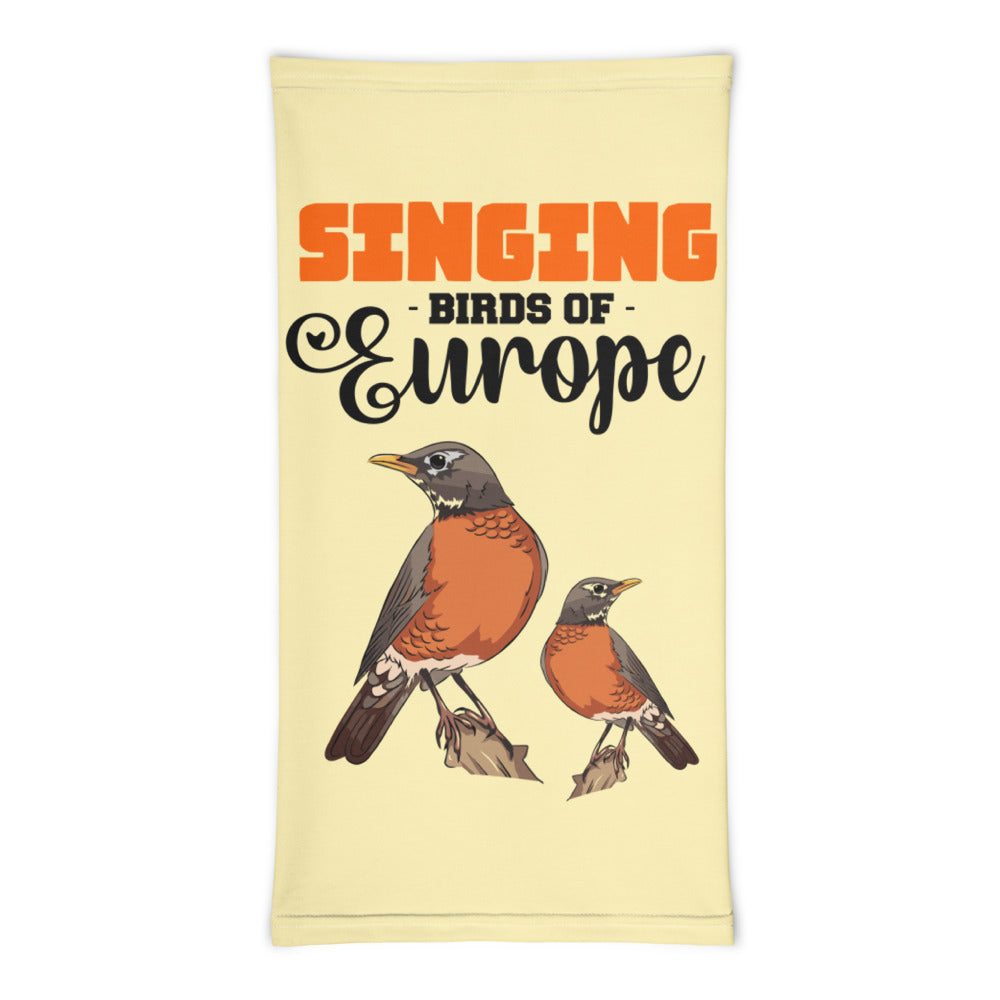 SINGING BIRDS OF EUROPE - Neck Gaiter