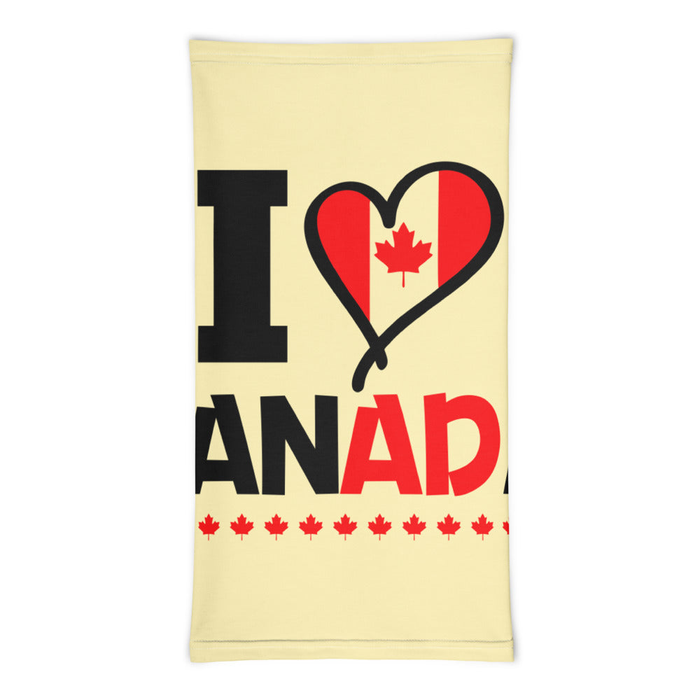 I LOVE CANADA - Neck Gaiter