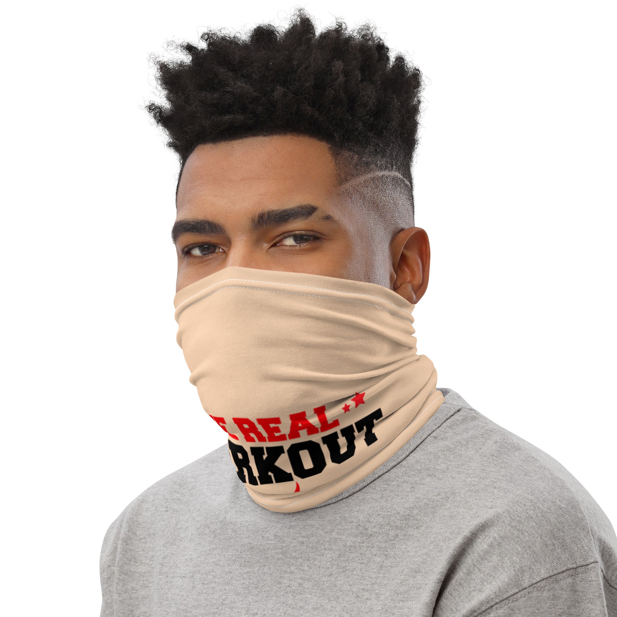THE REAL WORKOUT STARTS - Neck Gaiter