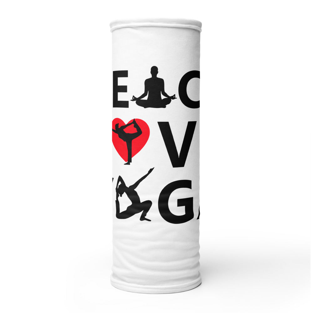 PEACE LOVE YOGA - Neck Gaiter