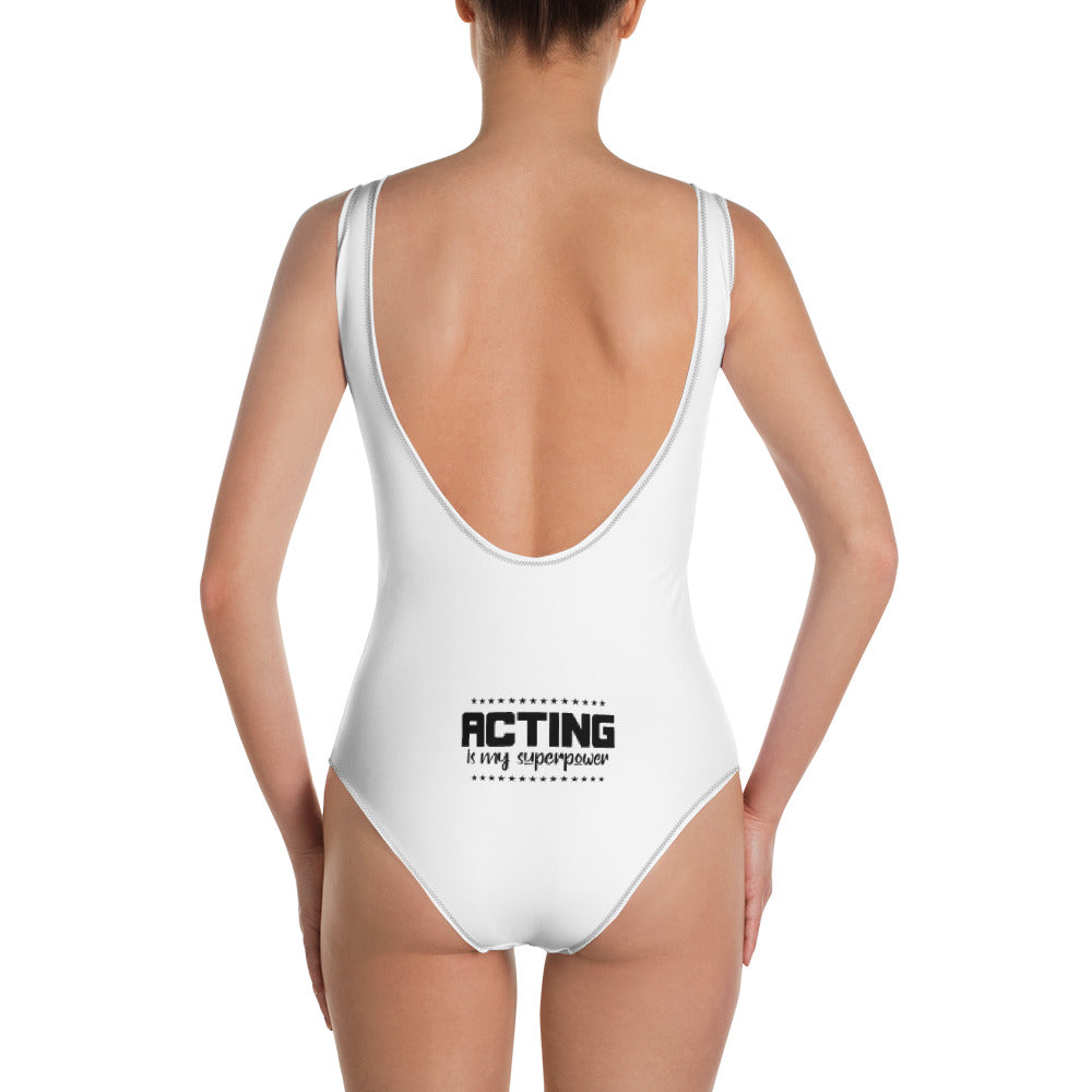 ACTING IS MY SUPERPOWER - One-Piece Swimsuit