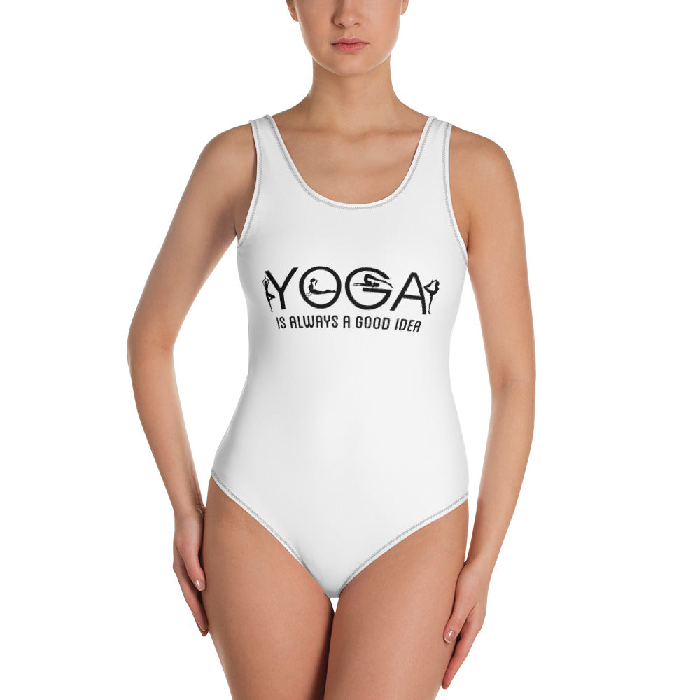 YOGA IS ALWAYS A GOOD IDEA - One-Piece Swimsuit