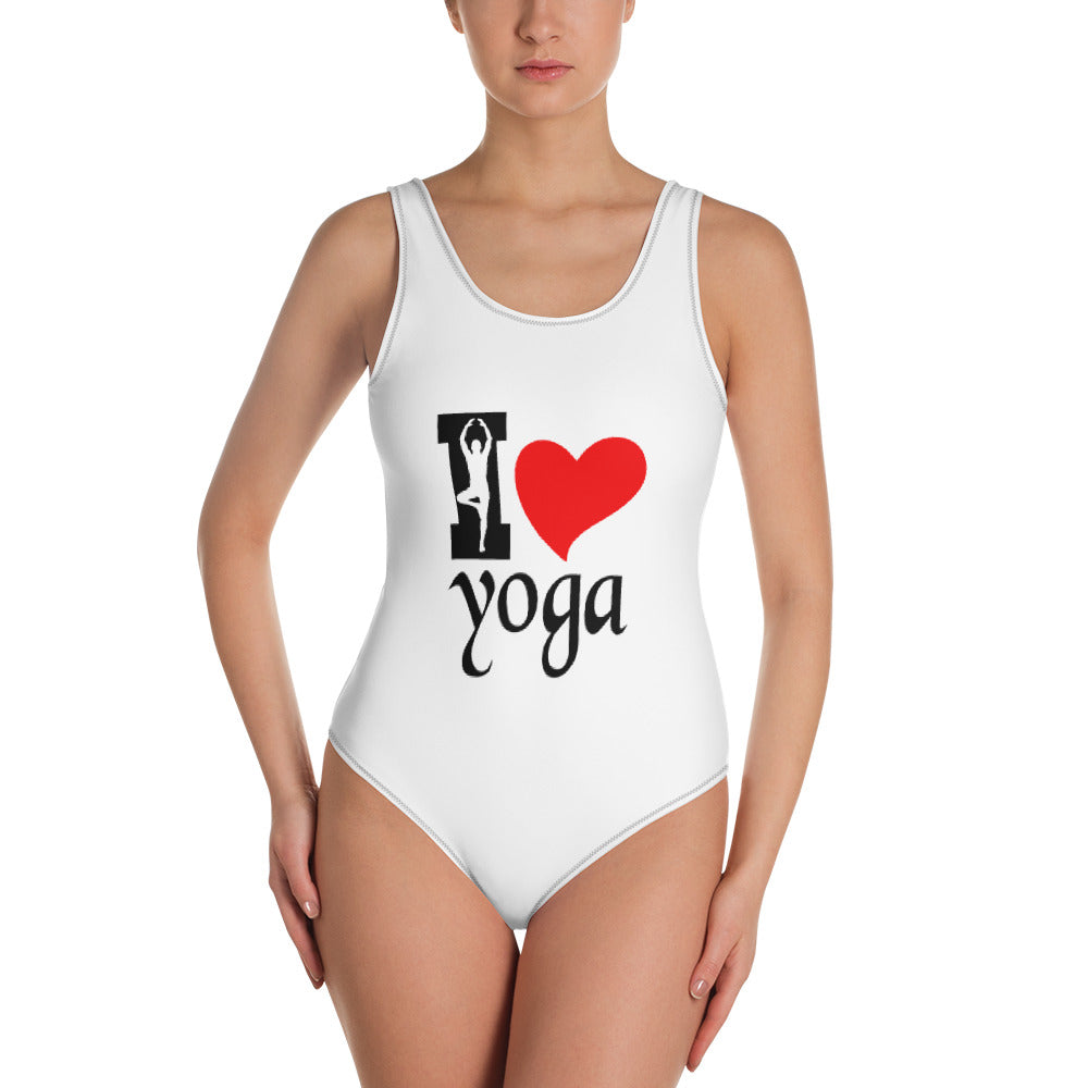 I LOVE YOGA - One-Piece Swimsuit