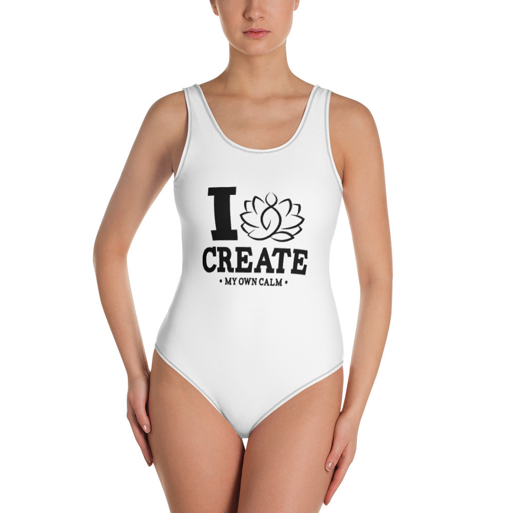 I CREATE MY OWN CALM - One-Piece Swimsuit