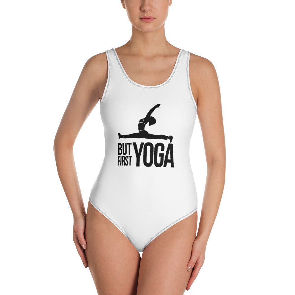 BUT FIRST YOGA - One-Piece Swimsuit