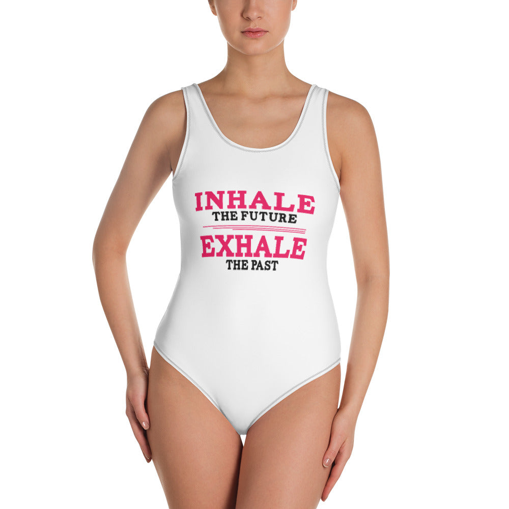 INHALE THE FUTURE EXHALE THE PAST - One-Piece Swimsuit