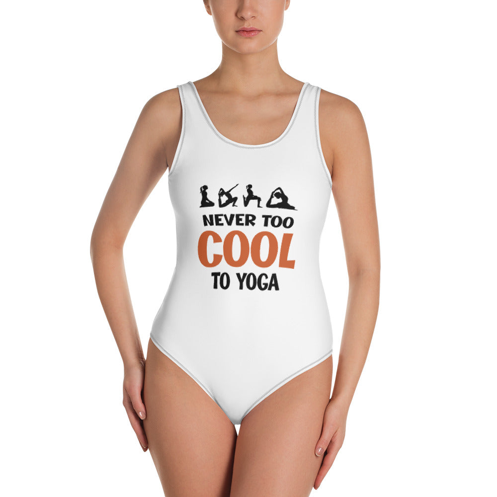 NEVER TOO COOL TO YOGA - One-Piece Swimsuit