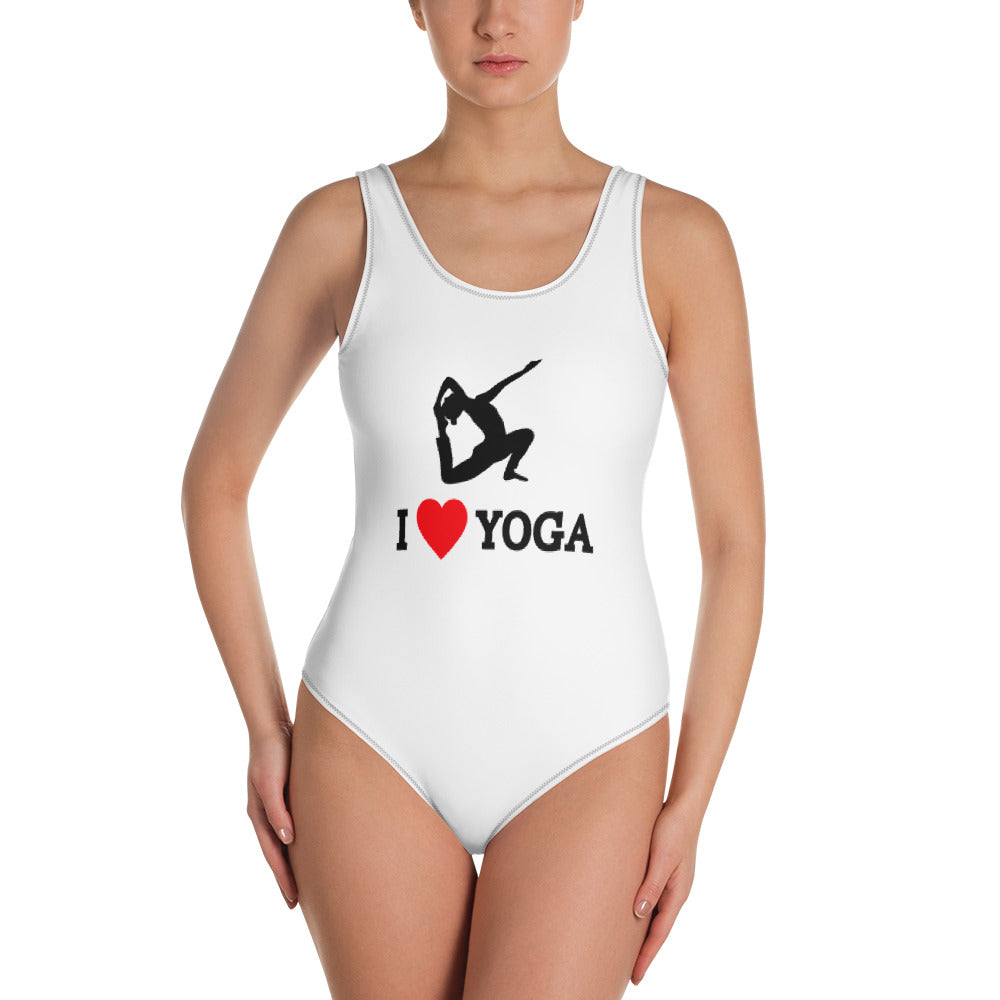 I LOVE YOGA - One-Piece Swimsuit