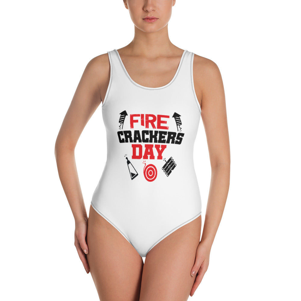 FIRE CRACKERS DAY - One-Piece Swimsuit