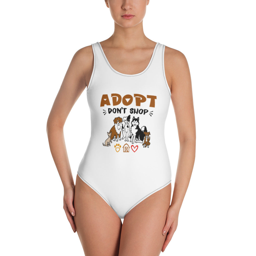 ADOPT DON'T SHOP - One-Piece Swimsuit