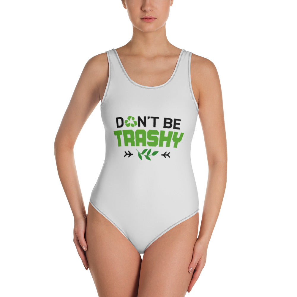 DON'T BE TRASHY - One-Piece Swimsuit