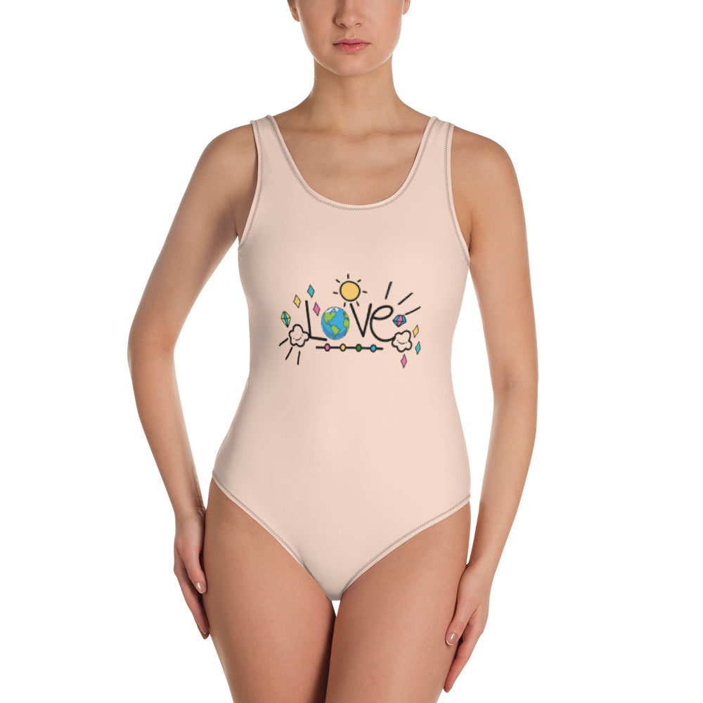 LOVE EARTH - One-Piece Swimsuit