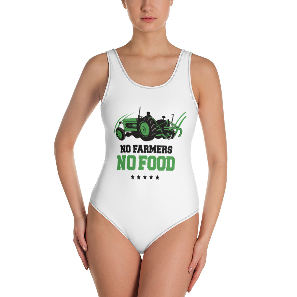 NO FARMERS NO FOOD - One-Piece Swimsuit