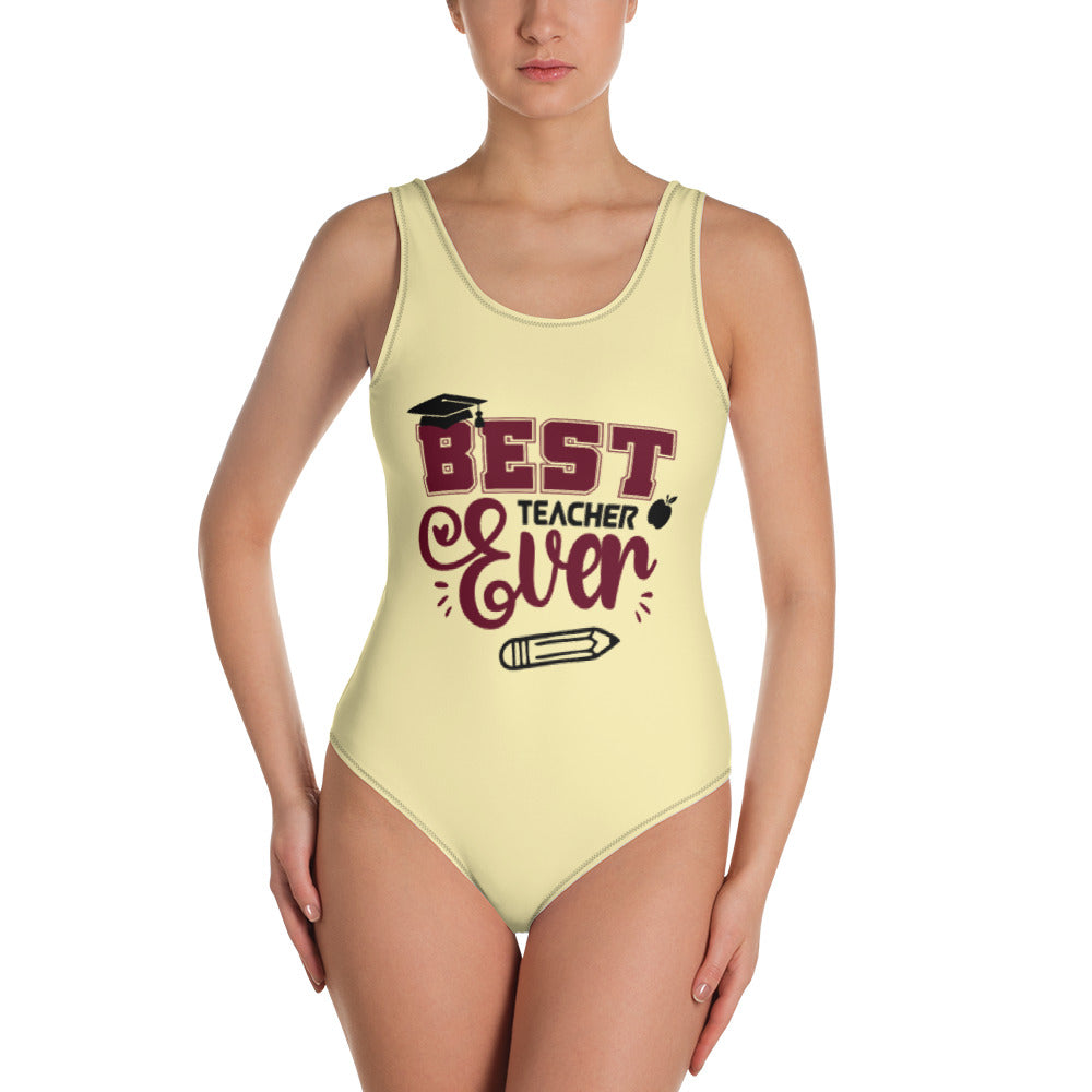 BEST TEACHER EVER - One-Piece Swimsuit