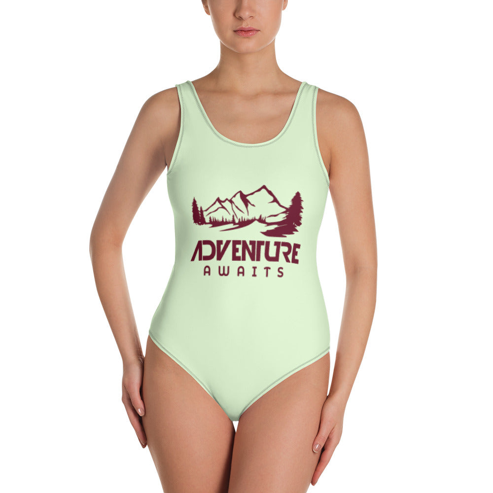 ADVENTURE AWAITS - One-Piece Swimsuit