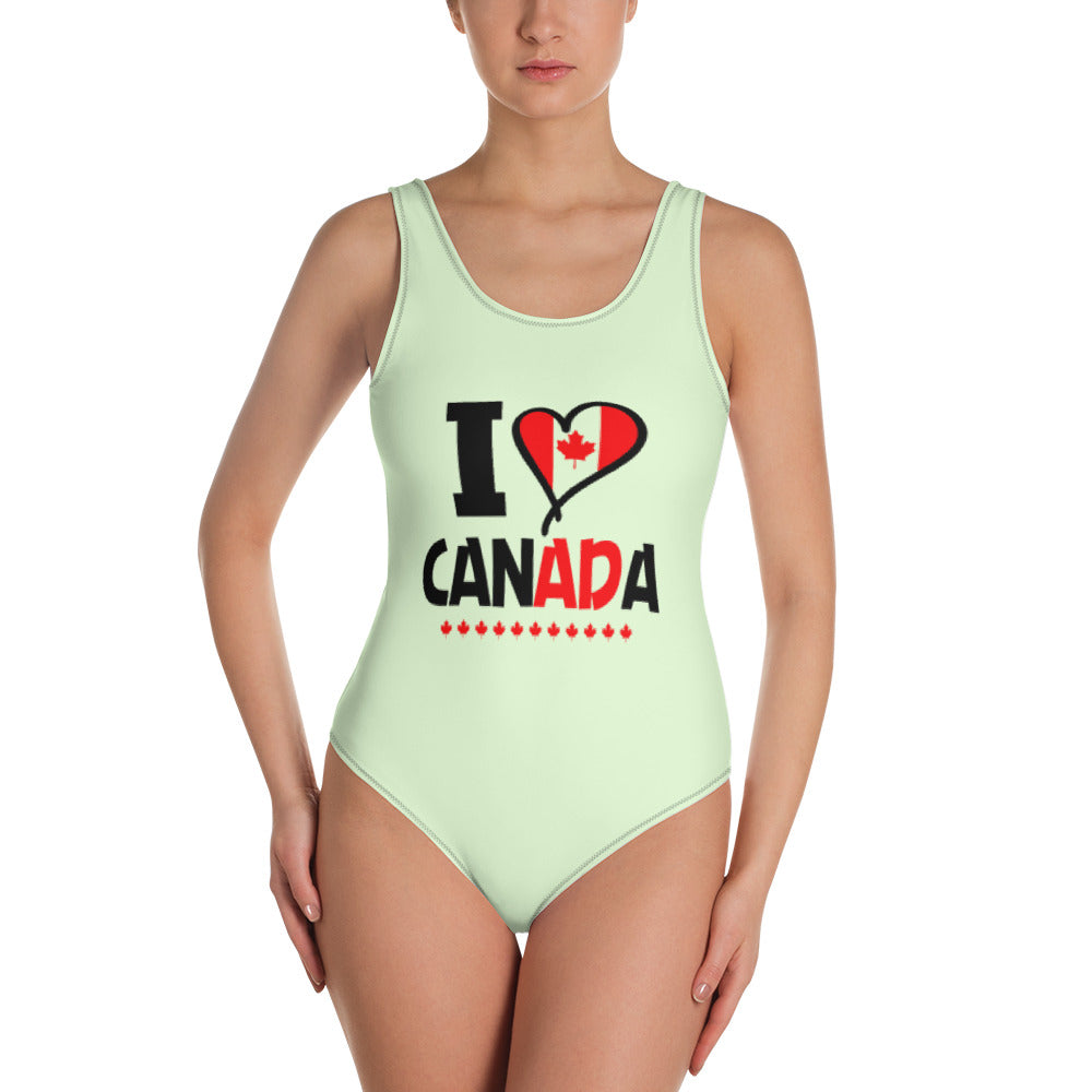 I LOVE CANADA - One-Piece Swimsuit