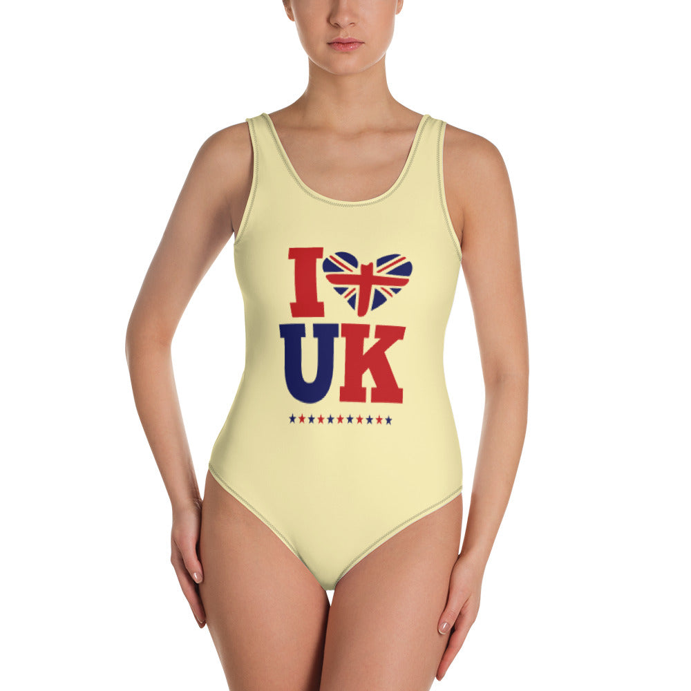 I LOVE UK - One-Piece Swimsuit