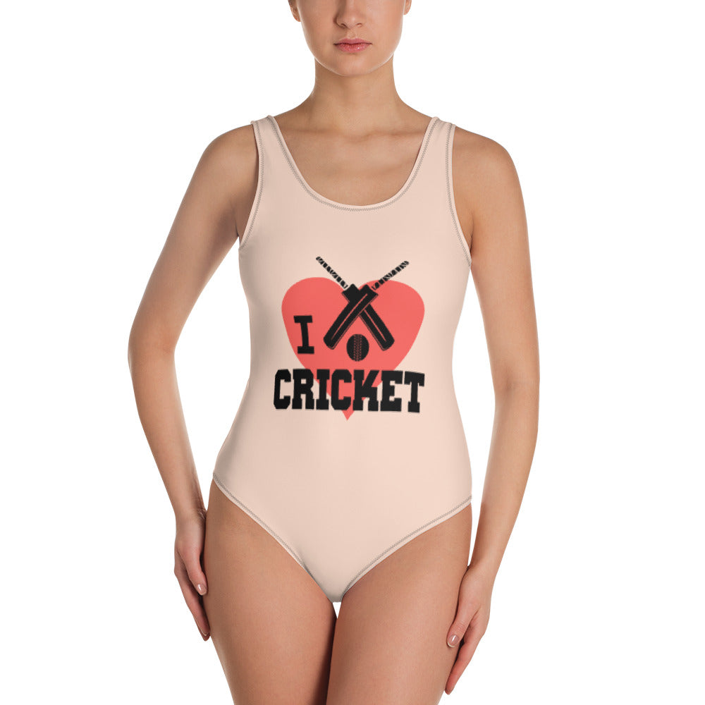 I LOVE CRICKET - One-Piece Swimsuit