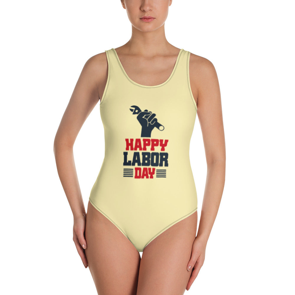 HAPPY LABOR DAY - One-Piece Swimsuit