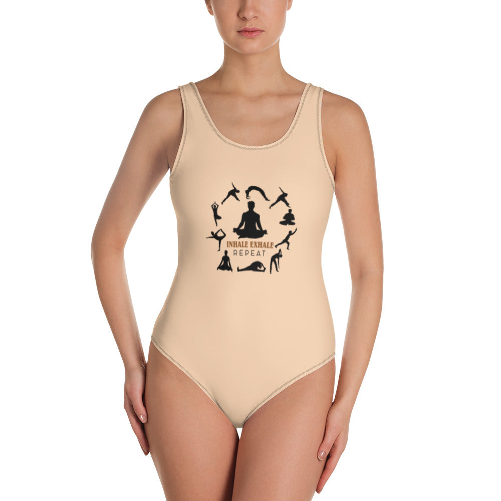 INHALE EXHALE REPEAT - One-Piece Swimsuit