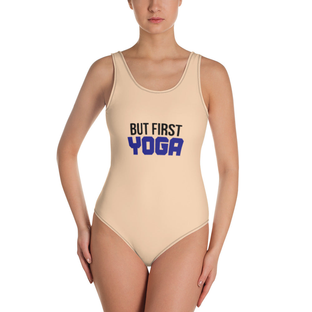 BUT FIRST YOGA - One-Piece Swimsuit