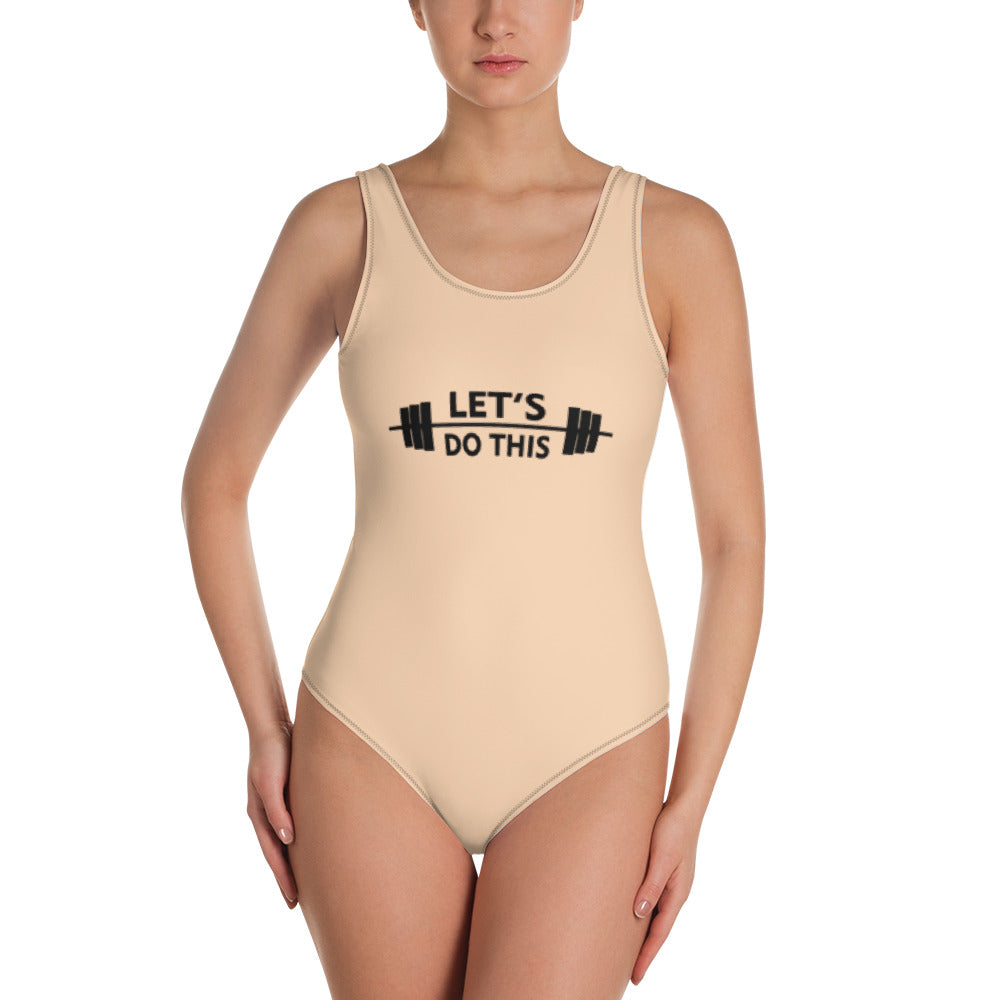 LET'S DO THIS - One-Piece Swimsuit