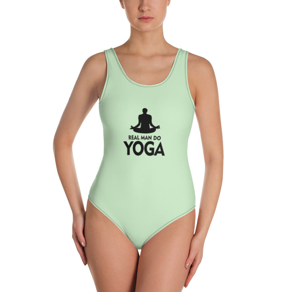 REAL MAN DO YOGA - One-Piece Swimsuit