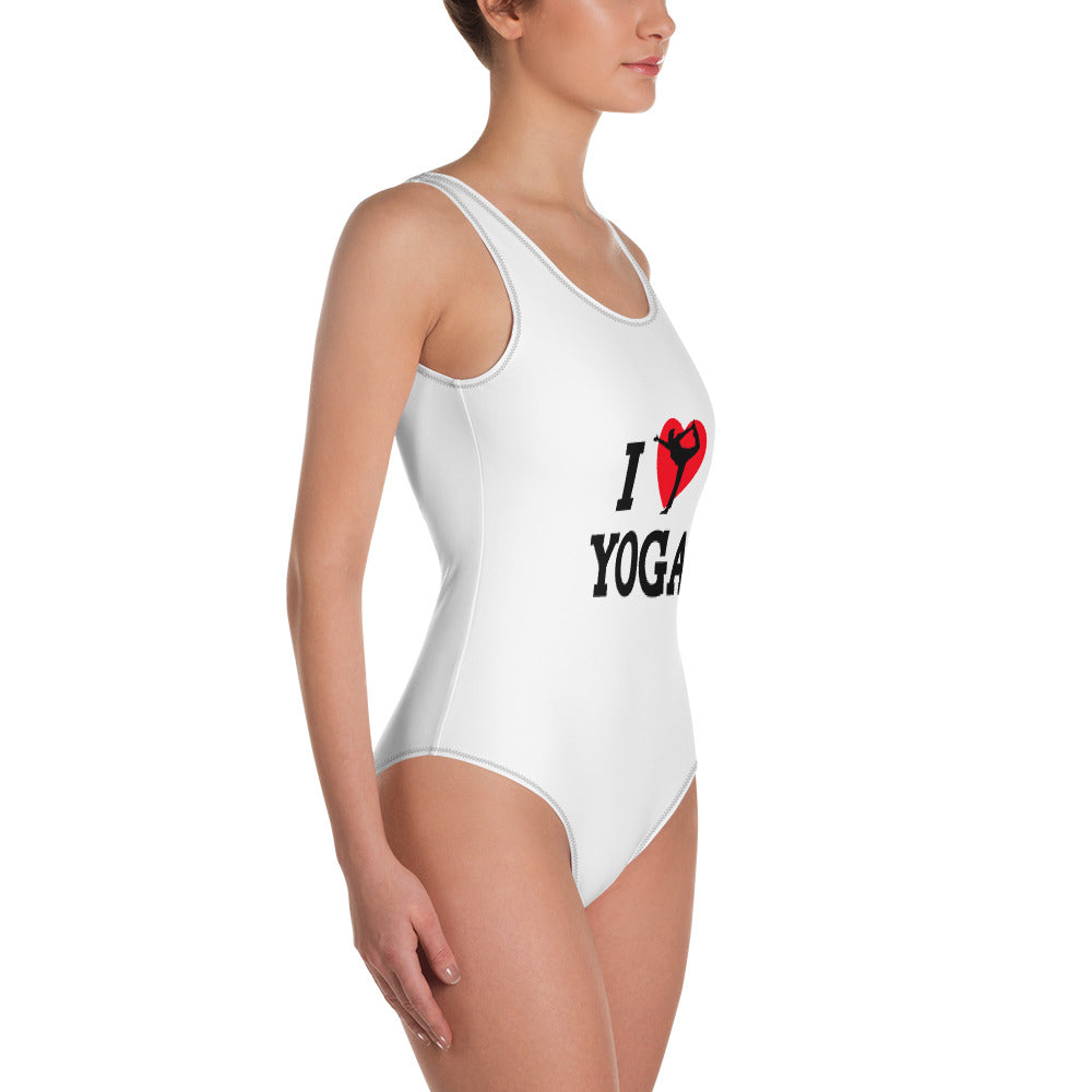 I LOVE YOGA - One-Piece Swimsuit