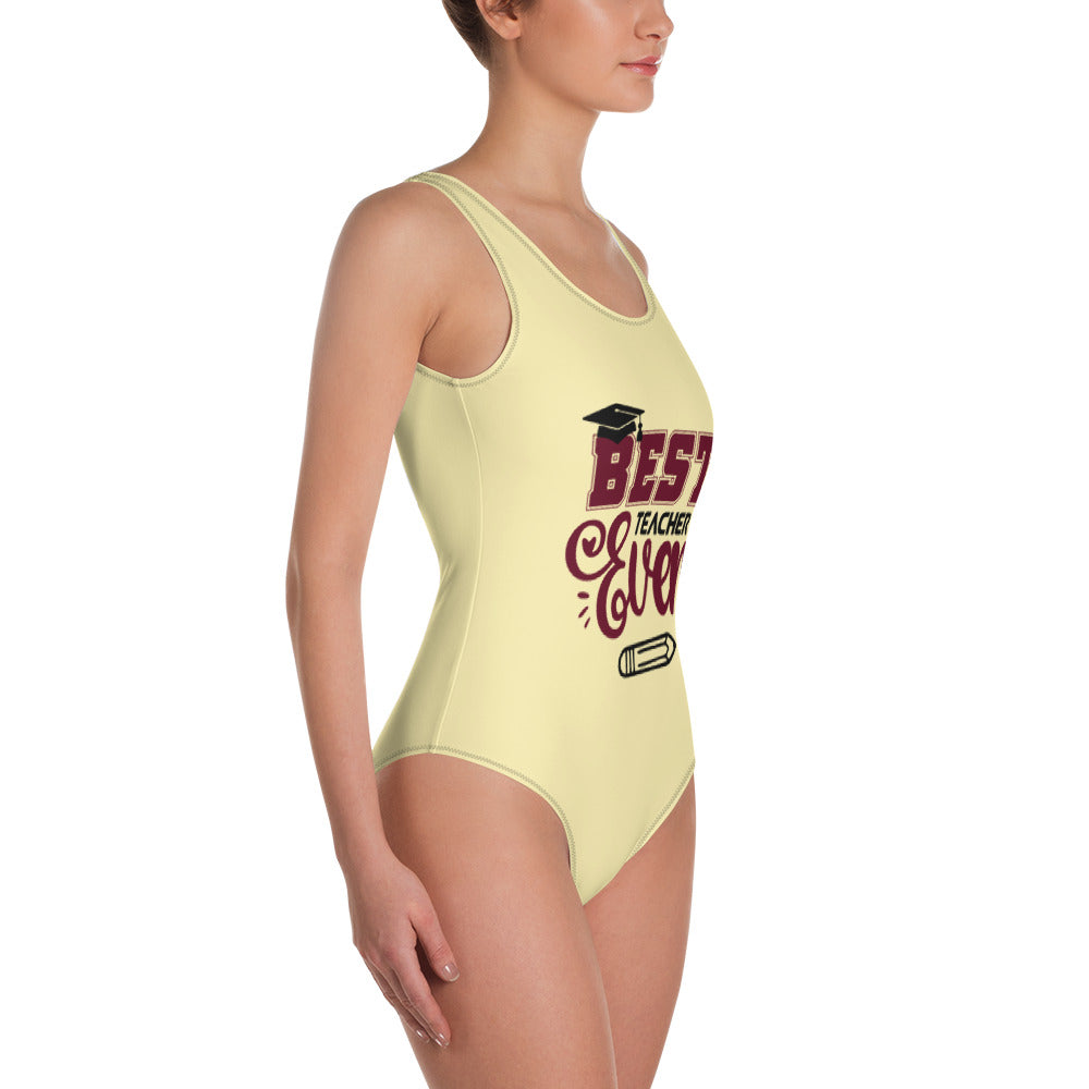 BEST TEACHER EVER - One-Piece Swimsuit