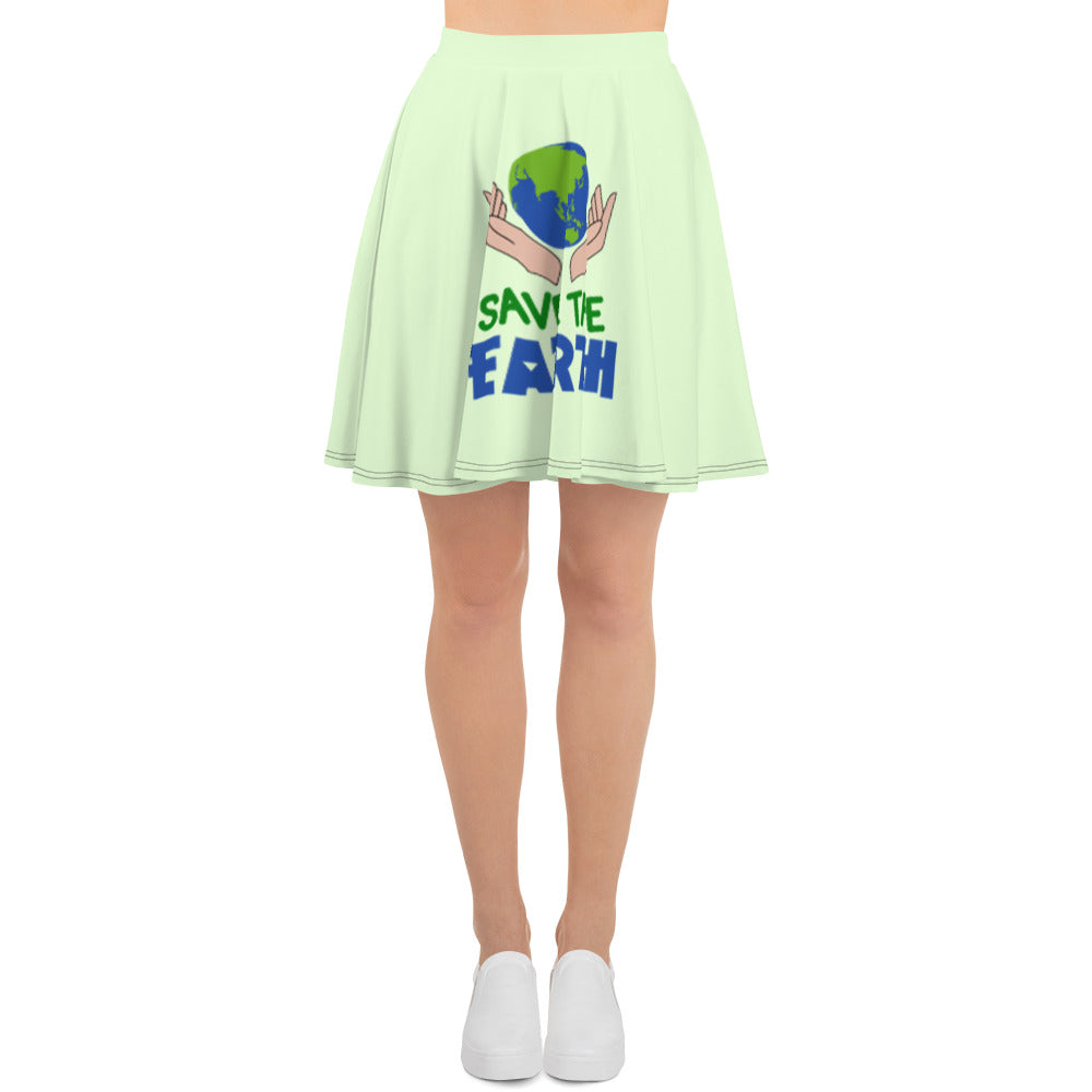 SAVE THE EARTH - Skater Skirt