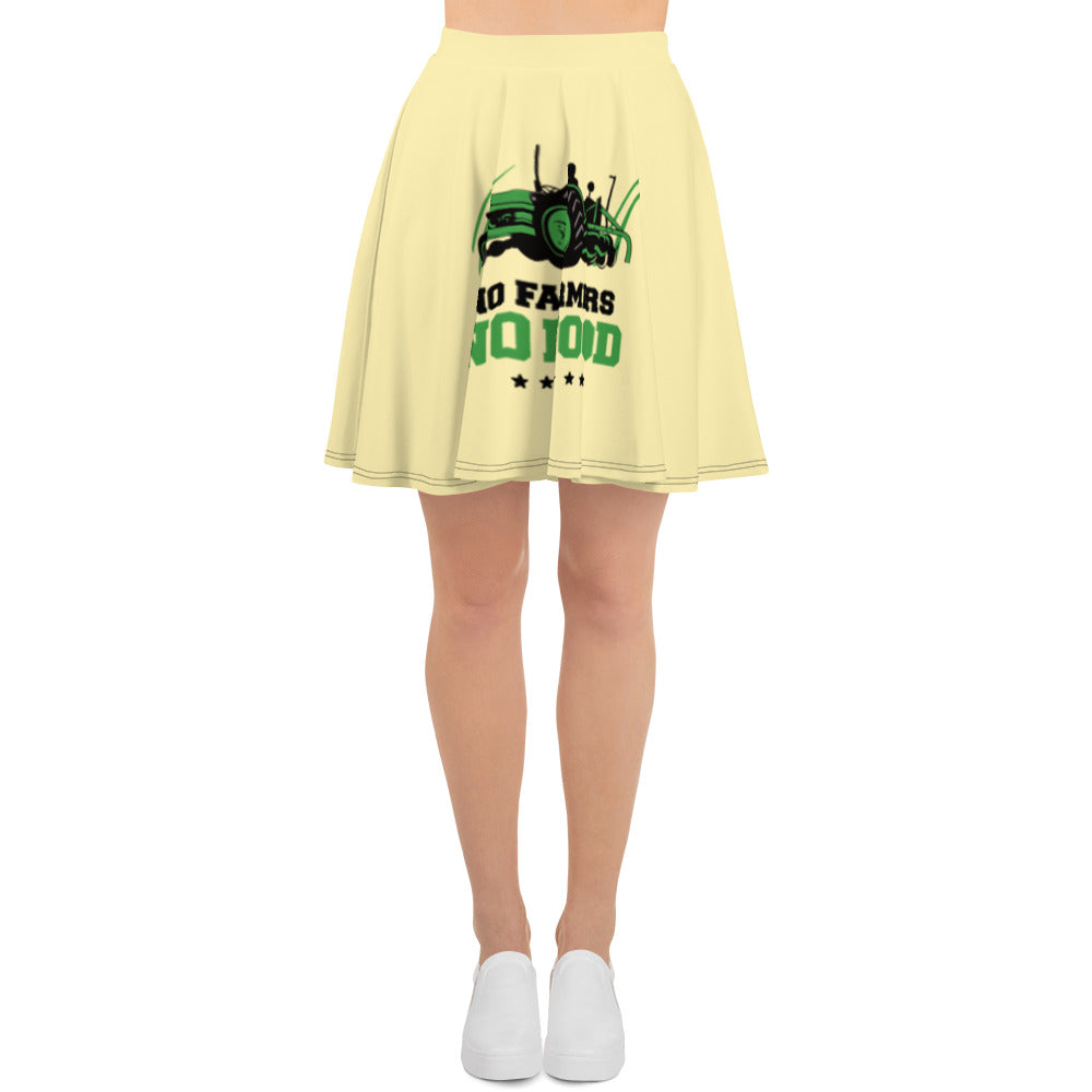 NO FARMERS NO FOOD - Skater Skirt