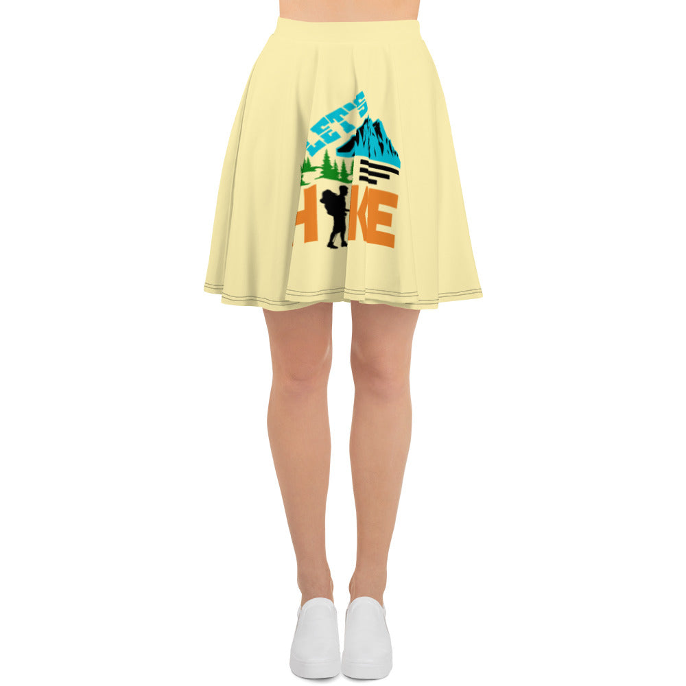 LET'S HIKE - Skater Skirt