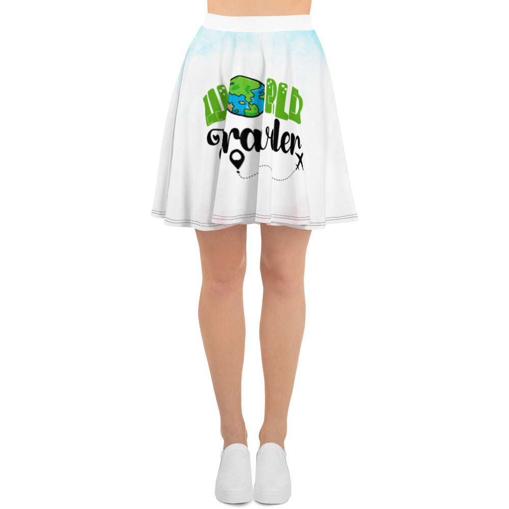 WORLD TRAVELER - Skater Skirt