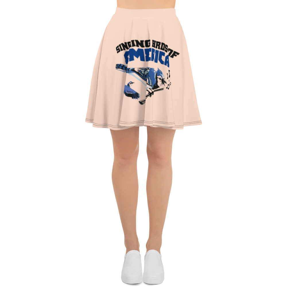 SINGING BIRDS OF AMERICA - Skater Skirt