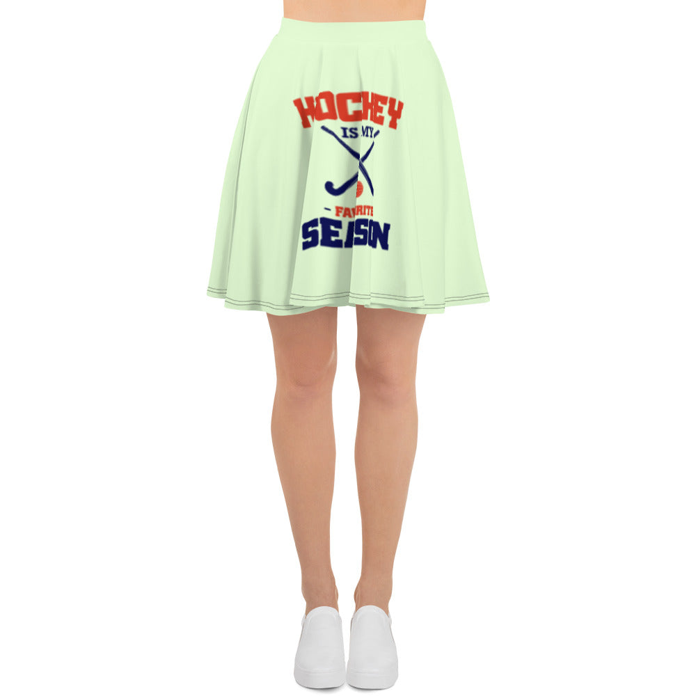 HOCKEY IS MY FAVORITE SEASON - Skater Skirt