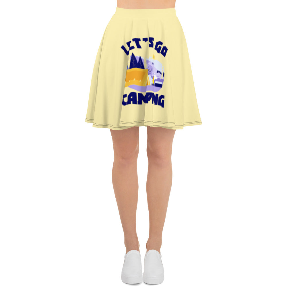 LET'S GO CAMPING - Skater Skirt