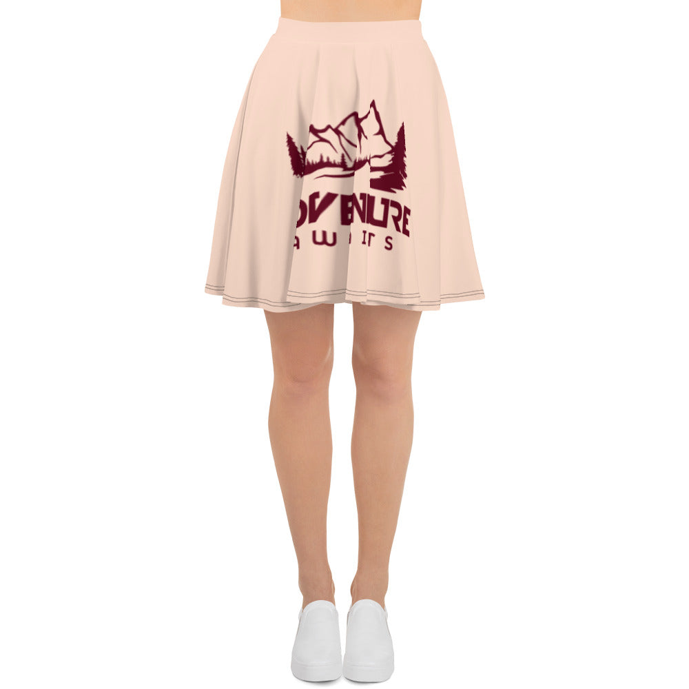 ADVENTURE AWAITS - Skater Skirt