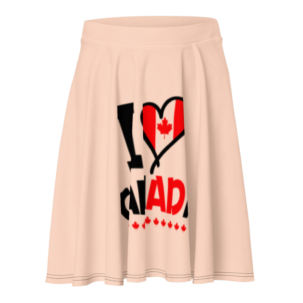 I LOVE CANADA - Skater Skirt